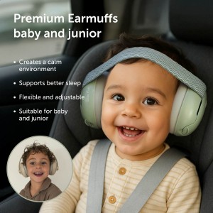 Zazu Earmuffs Baby and Junior 2pk Beige Zazu Earmuffs Baby and Junior 2pk Beige