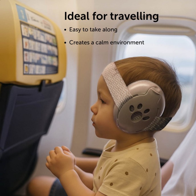 Zazu Earmuffs Baby and Junior 2pk Pink