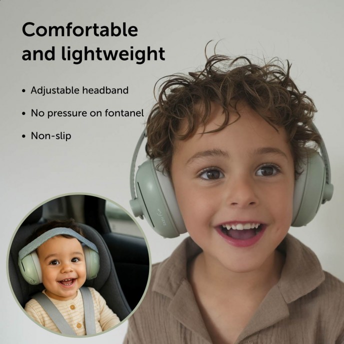 Zazu Earmuffs Baby and Junior 2pk Pink