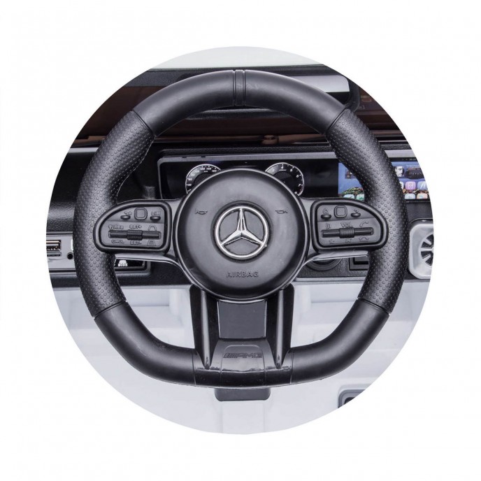 Licenced 12V Electric Car Mercedes SUV G63 AMG White