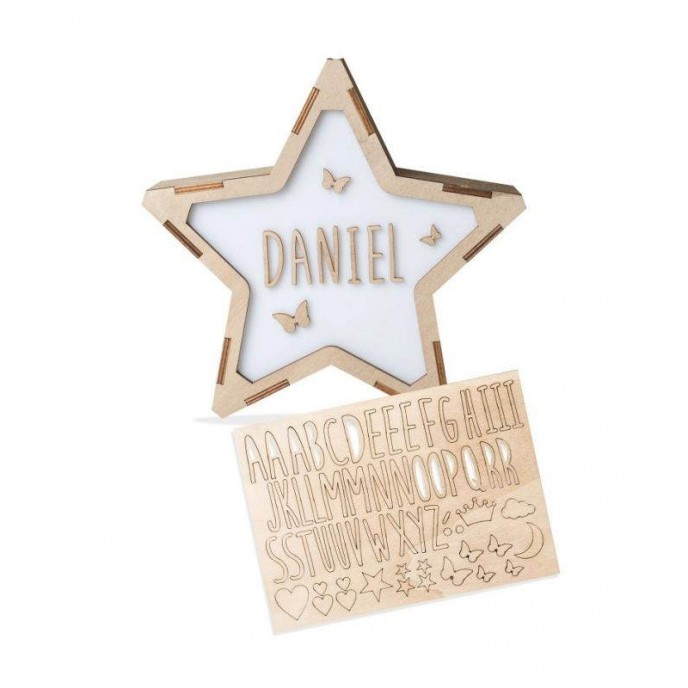 Vintiun Personalised Light up Star Large (USB-C) Vintiun Personalised Light up Star Large (USB-C)