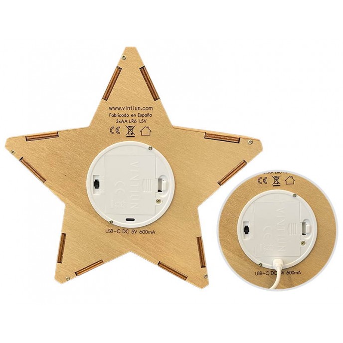 Vintiun Personalised Light up Star Large (USB-C) Vintiun Personalised Light up Star Large (USB-C)