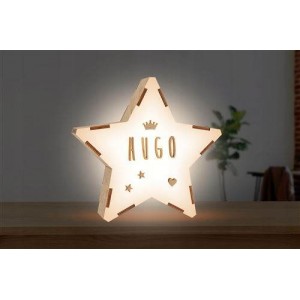 Vintiun Personalised Light Up Star Junior Medium Vintiun Personalised Light Up Star Junior Medium