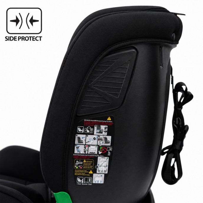 Red Kite Carseat I-Size ISOfix Evolve Black (76-150cm)