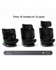 Red Kite Carseat I-Size ISOfix Evolve Black (76-150cm)