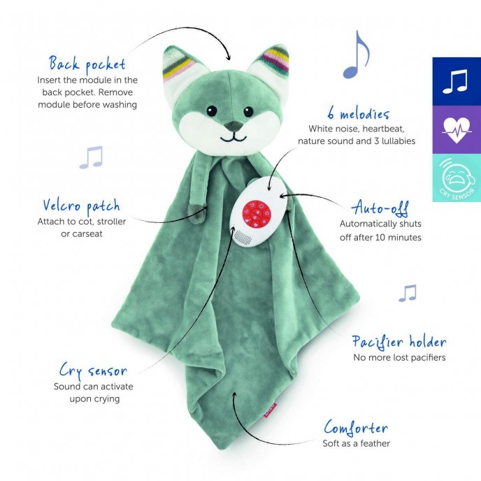 Zazu Soothing Sounds Comforter Felix Zazu Soothing Sounds Comforter Felix