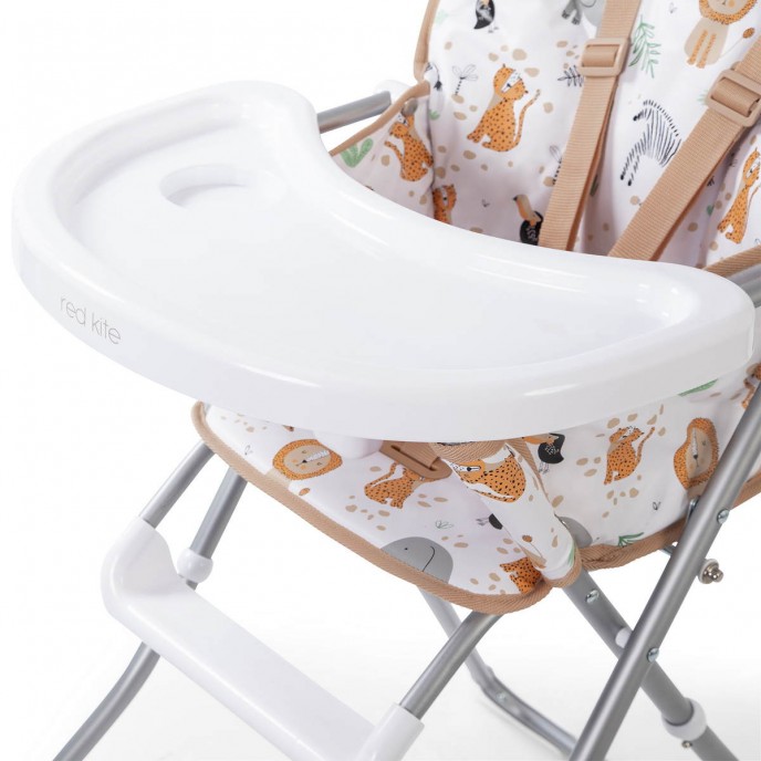 Red Kite Highchair Feed Me Compact Jungle Tots