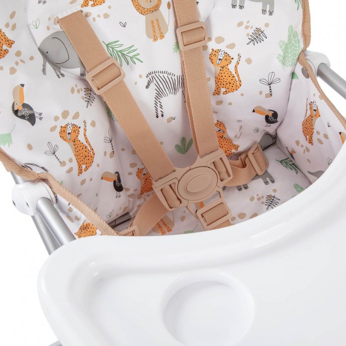 Red Kite Highchair Feed Me Compact Jungle Tots