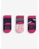 Jojo Maman Bebe Socks 3pk Unicorn Navy