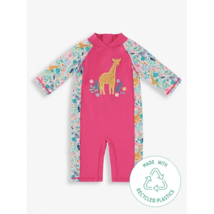 Jojo Maman Bebe Sun Protection 1pc Suit Jungle 6/12m