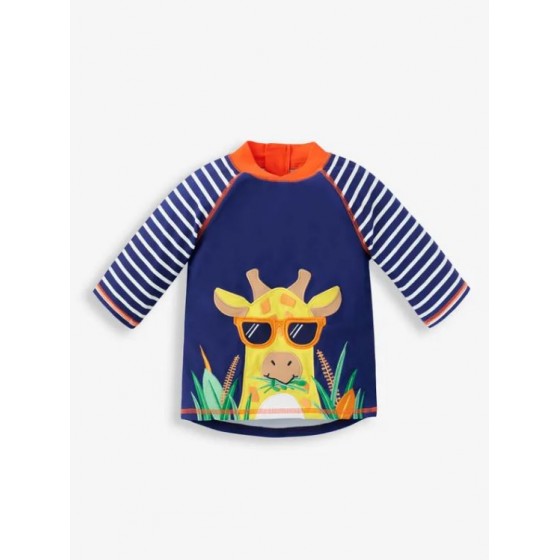 Jojo Maman Bebe Sun Protection 2pc Suit Safari 1/2yr