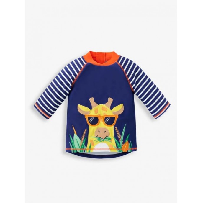 Jojo Maman Bebe Sun Protection 2pc Suit Safari 1/2yr