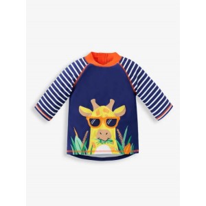 Jojo Maman Bebe Sun Protection 2pc Suit Safari 6/12m