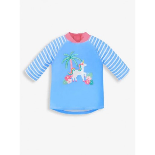 Jojo Maman Bebe Sun Protection 2pc Suit Unicorn 1/2yr