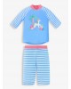 Jojo Maman Bebe Sun Protection 2pc Suit Unicorn 1/2yr