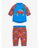 Jojo Maman Bebe Sun Protection 2pc Suit Dino 6/12m