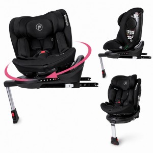 Red Kite Carseat I-Size ISOfix 360 Hoop Black (40-150cm)
