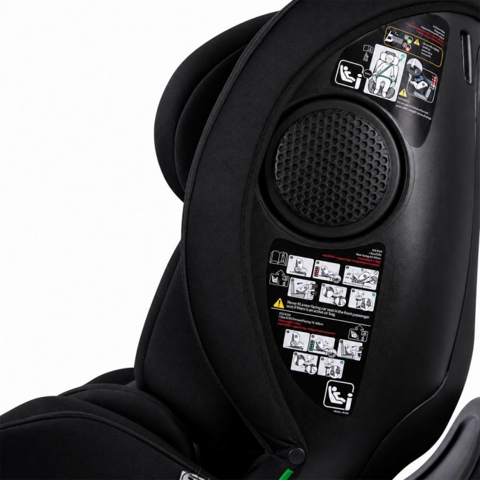 Red Kite Carseat I-Size ISOfix 360 Hoop Black (40-150cm)