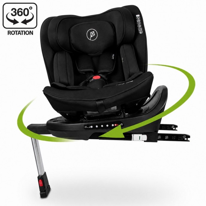 Red Kite Carseat I-Size ISOfix 360 Hoop Black (40-150cm) Red Kite Carseat I-Size ISOfix 360 Hoop Black (40-150cm)