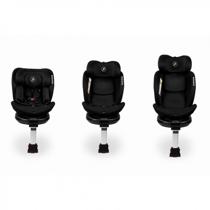 Red Kite Carseat I-Size ISOfix 360 Hoop Black (40-150cm)