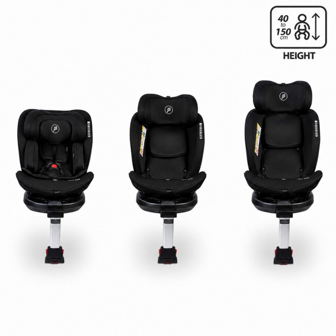 Red Kite Carseat I-Size ISOfix 360 Hoop Black (40-150cm) Red Kite Carseat I-Size ISOfix 360 Hoop Black (40-150cm)