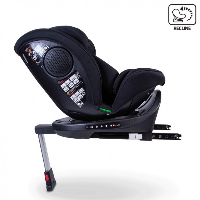 Red Kite Carseat I-Size ISOfix 360 Hoop Black (40-150cm)