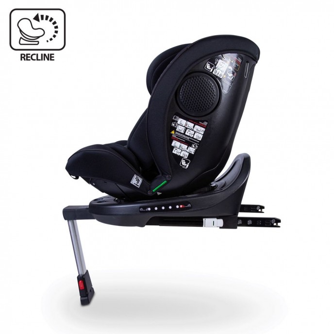 Red Kite Carseat I-Size ISOfix 360 Hoop Black (40-150cm)