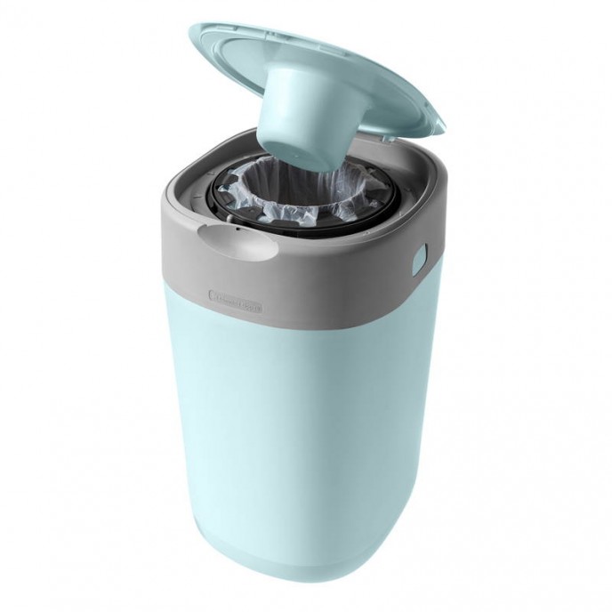 Tommee Tippee Nappy Bin Twist and Click Cloud Blue