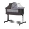 Chipolino Bedside Crib Zen Obsidian Chipolino Bedside Crib Zen Obsidian