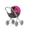 Chipolino Doll Stroller Daisy Grey Pink Linen Chipolino Doll Stroller Daisy Grey Pink Linen
