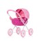 Chipolino Doll Stroller Daisy Pink Linen Chipolino Doll Stroller Daisy Pink Linen