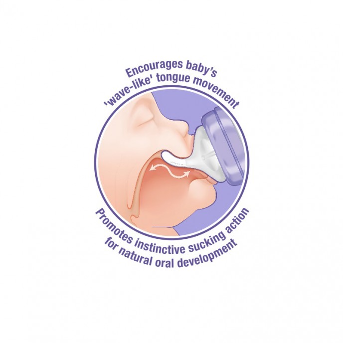 Lansinoh Teat Natural Wave Slow Flow