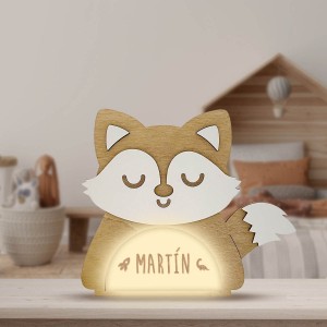 Vintiun Personalised Light Up Animal Lamp Fox Vintiun Personalised Light Up Animal Lamp Fox