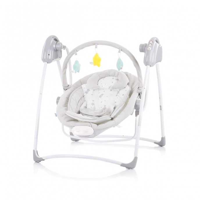 Chipolino Swing and Bouncer Paradise Grey Little Star
