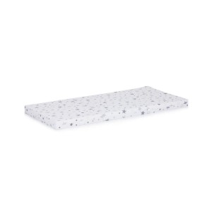 Chipolino Travel Cot Mattress 60x120cm White Grey Stars Chipolino Travel Cot Mattress 60x120cm White Grey Stars