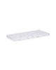 Chipolino Travel Cot Mattress 60x120cm White Grey Stars