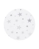 Chipolino Travel Cot Mattress 60x120cm White Grey Stars