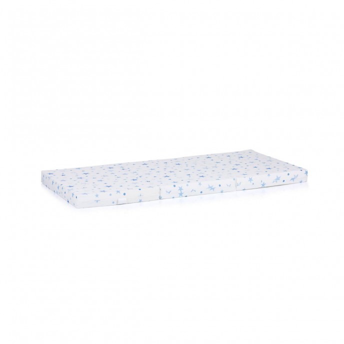 Chipolino Travel Cot Mattress 60x120cm Blue Stars