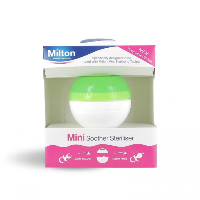 Milton Portable Mini Soother Steriliser Green