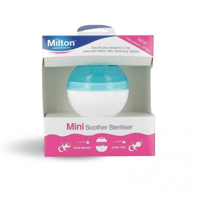 Milton Portable Mini Soother Steriliser Blue