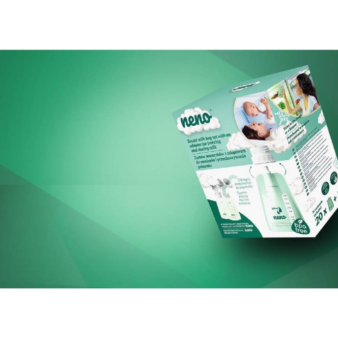 Neno Breast Milk Storage Bags 20pc Neno Breast Milk Storage Bags 20pc