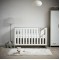 Obaby Cotbed Nika Grey Wash and White