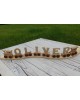 Wooden Train Names - natural