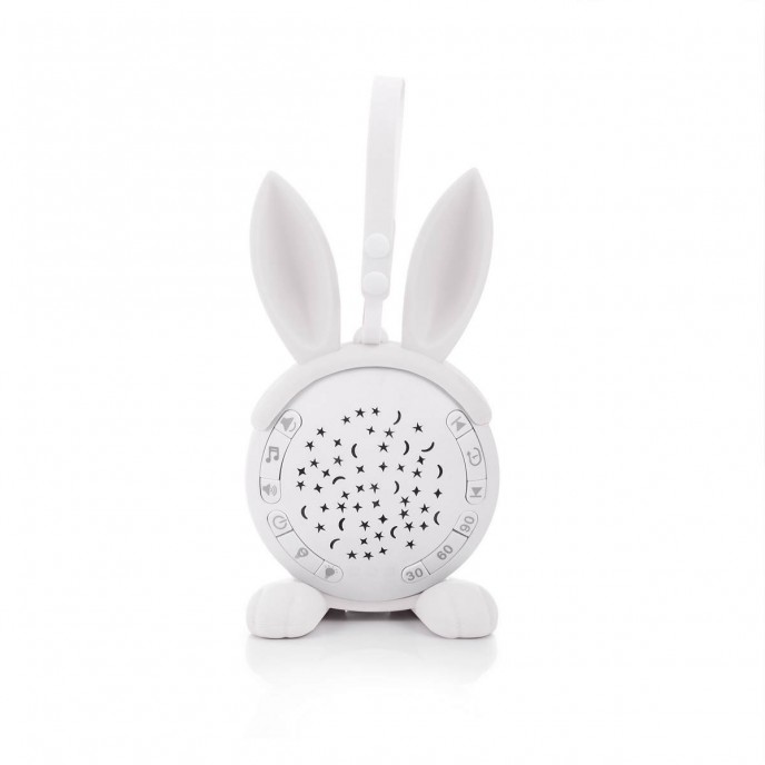 Chipolino Lullaby Soother Toy Bunny White
