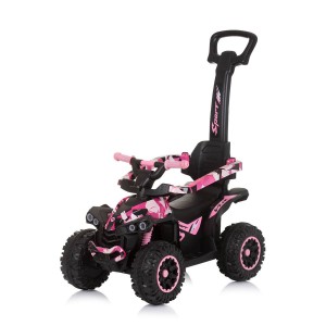 Chipolino Ride on Car with Canopy ATV White Pink Chipolino Ride on Car with Canopy ATV White Pink