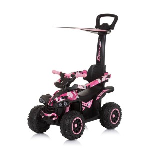Chipolino Ride on Car with Canopy ATV White Pink Chipolino Ride on Car with Canopy ATV White Pink