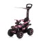 Chipolino Ride on Car with Canopy ATV White Pink Chipolino Ride on Car with Canopy ATV White Pink