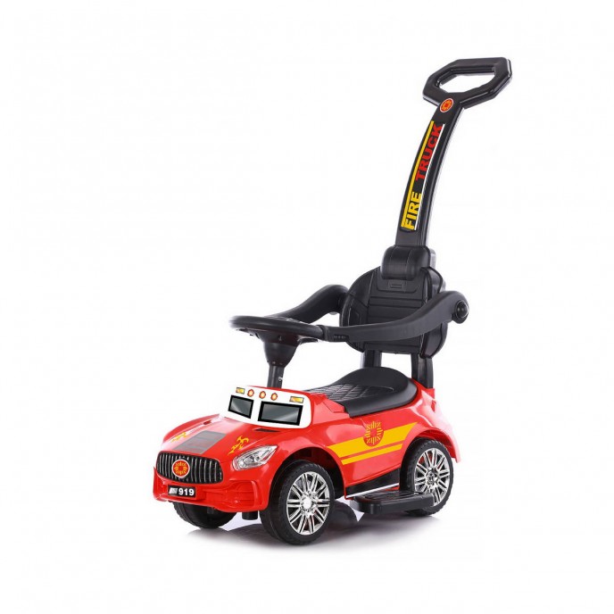 Chipolino Ride On Car with Handle Firetruck Red
