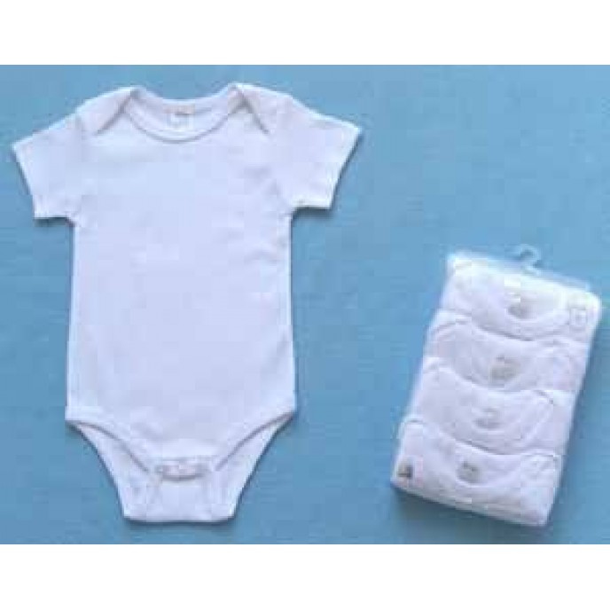 Short Sleeved Baby Vests - each