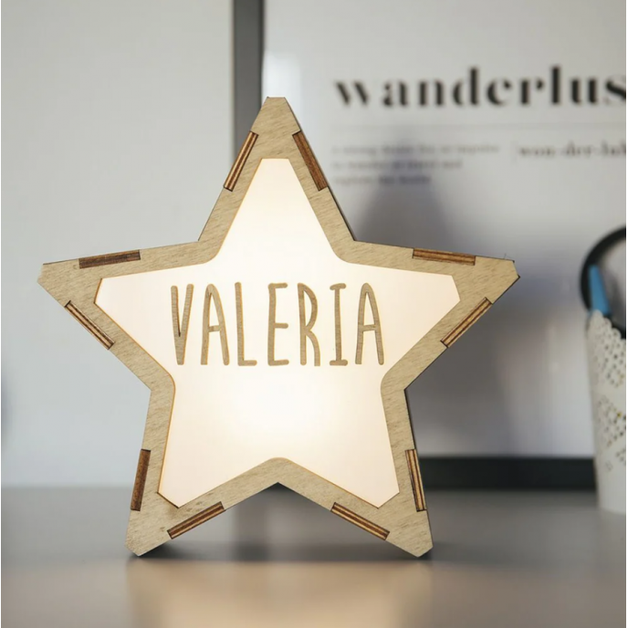Vintiun Personalised Light up Star Large (USB-C) Vintiun Personalised Light up Star Large (USB-C)
